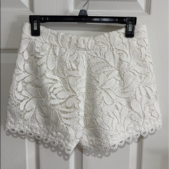 PARKER Designer Lace Shorts Dressy Lace Size 4 - Picture 6 of 16